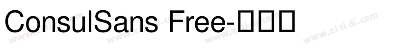 ConsulSans Free字体转换